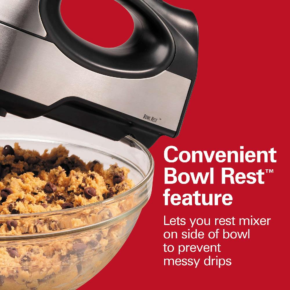 Hamilton Beach 6 Speed Performance Hand Mixer With Case And Attachments