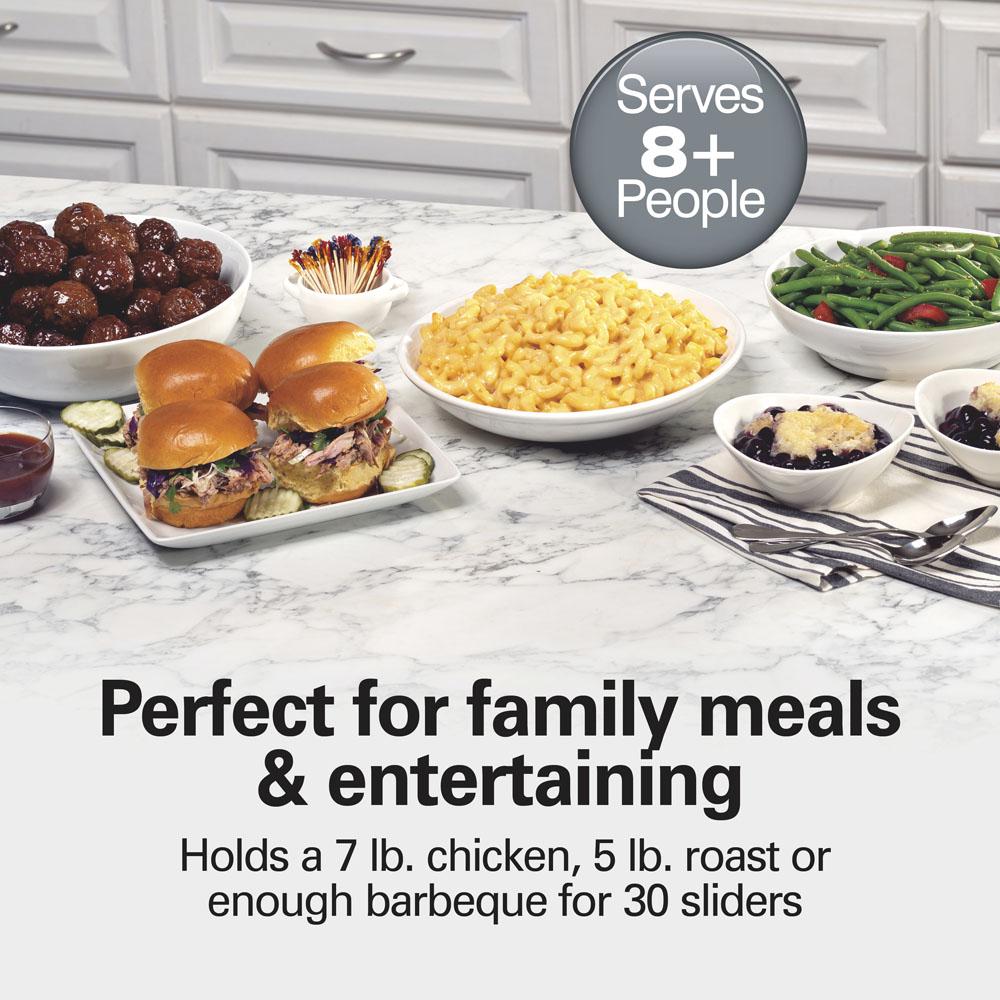 Hamilton Beach 7 Quart Programmable Slow Cooker Red