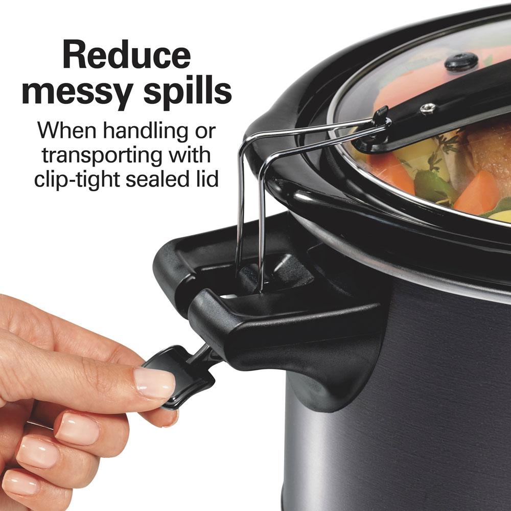 Hamilton Beach 7 Quart Programmable Stay Or Go® Slow Cooker
