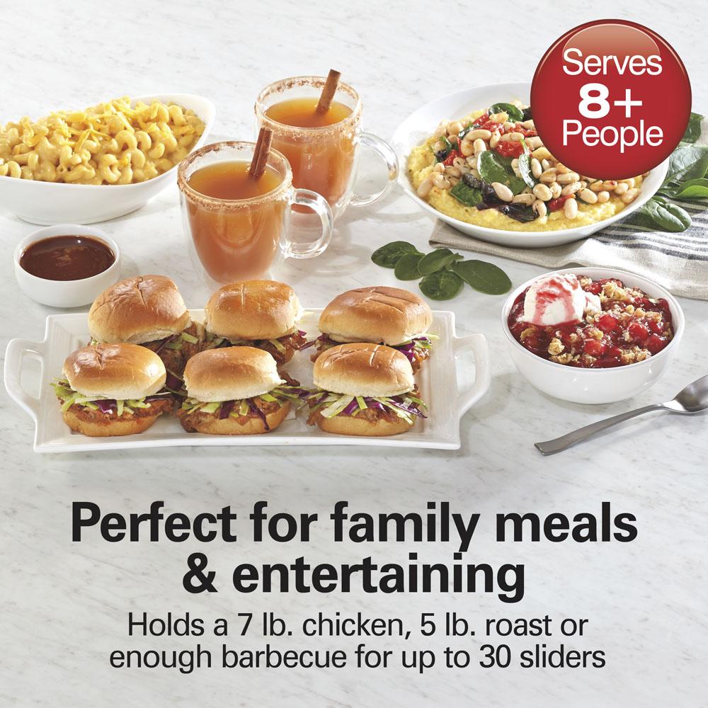 Hamilton Beach 7 Quart Slow Cooker With Folding Handles