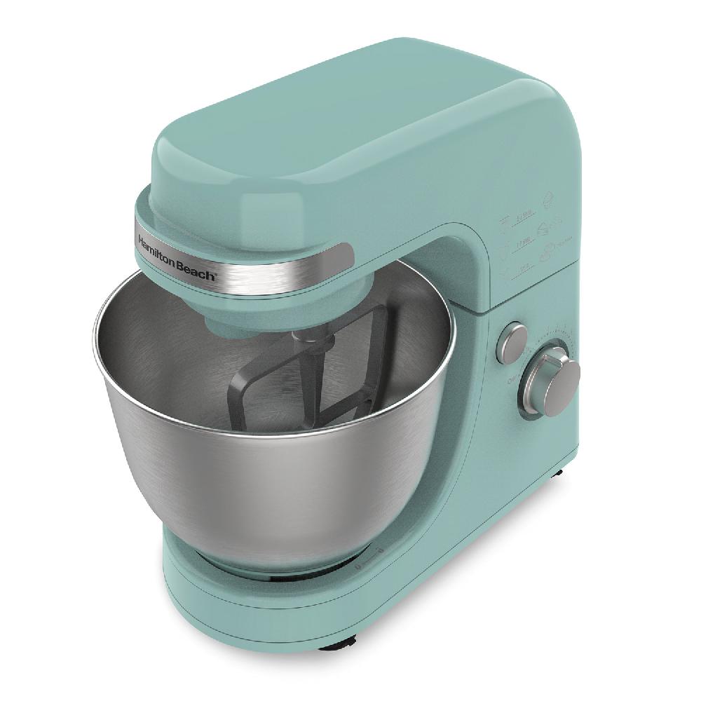 hamilton beach 7 Speed Stand Mixer 4 Quart Aqua Blue