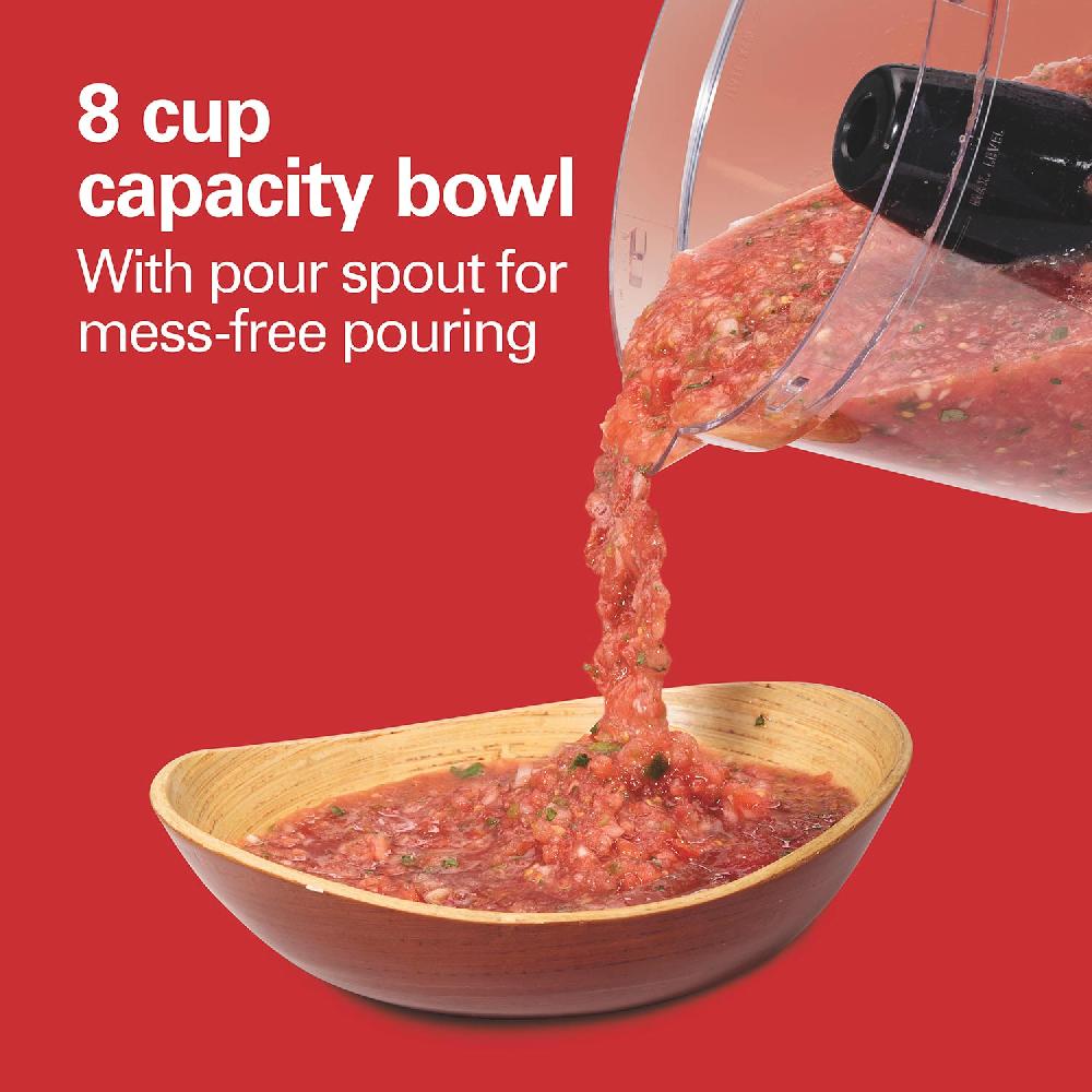 Hamilton Beach 8-Cup Food Processor/Chopper With Bowl Scraper