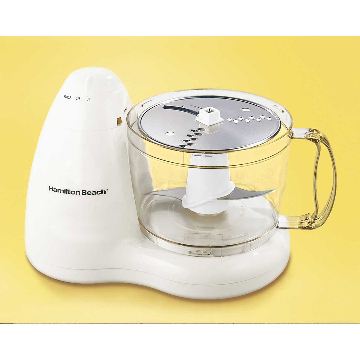 Hamilton Beach 8-Cup Food Processor With 2 Speeds Plus Pulse White