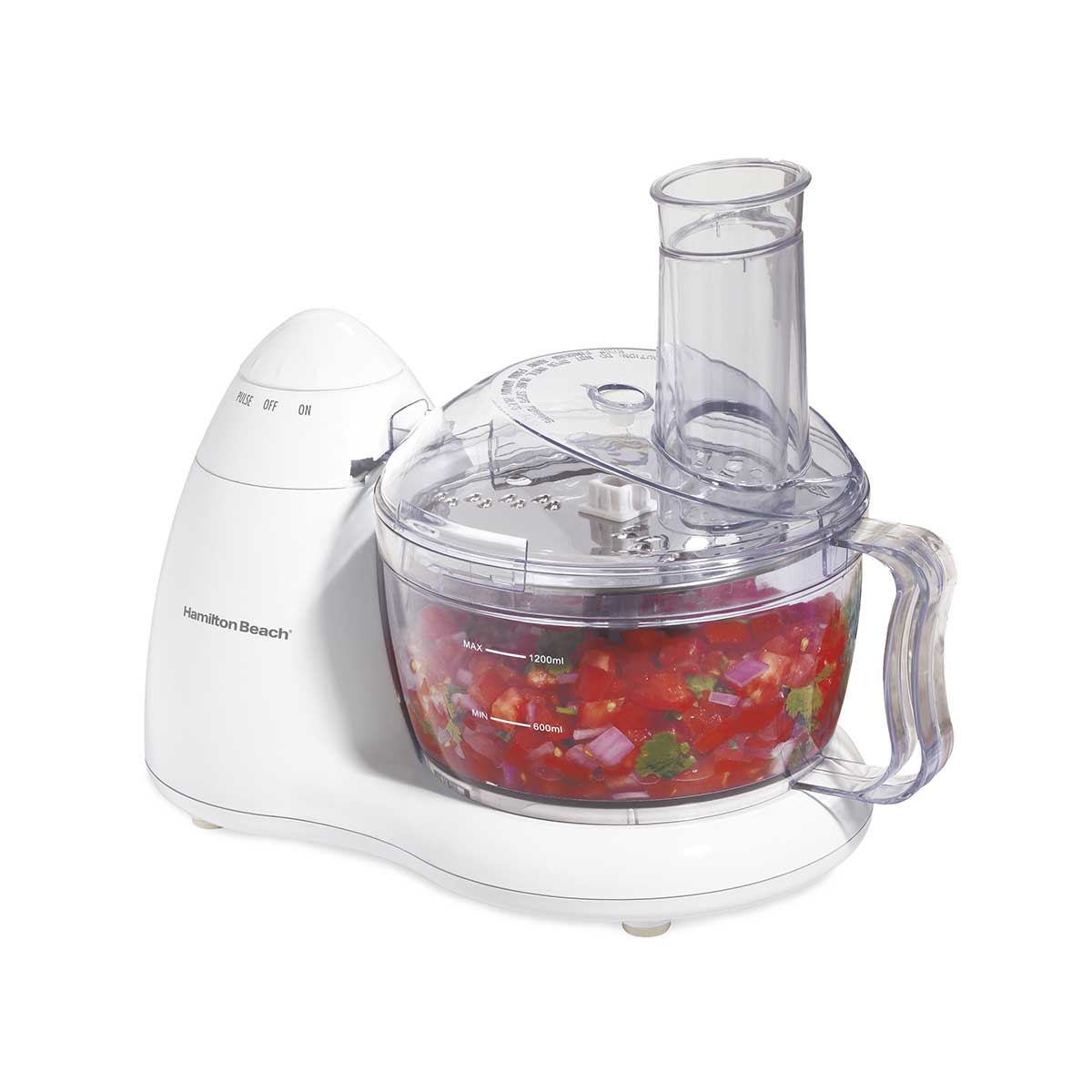 hamilton beach 8-Cup Food Processor with 2 Speeds plus Pulse White