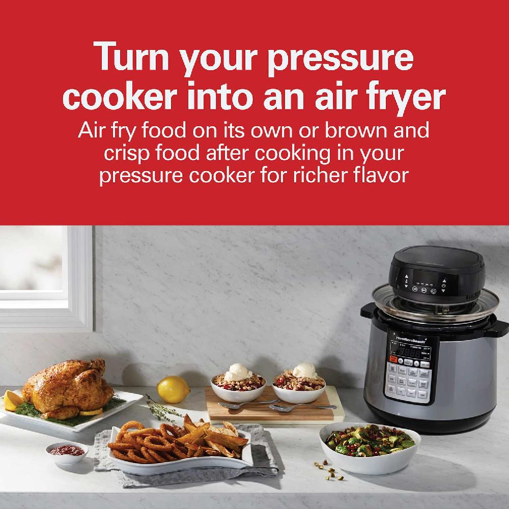 Hamilton Beach Air Fry Lid For 6 And 8 Quart Pressure Cookers