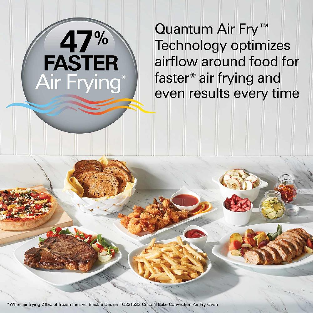 Hamilton Beach Air Fryer Toaster Oven With Quantum Air Fry™ Technology