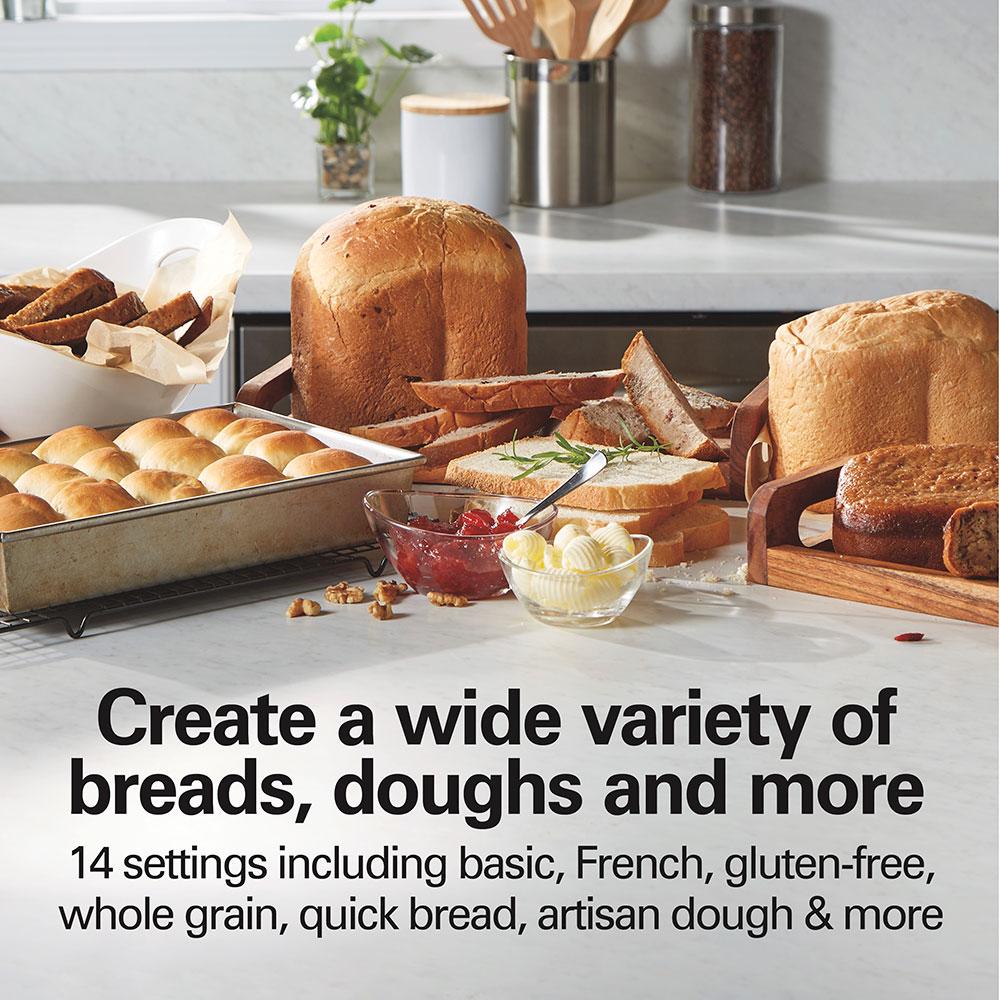 Hamilton Beach Artisan Dough & Bread Maker White & Stainless