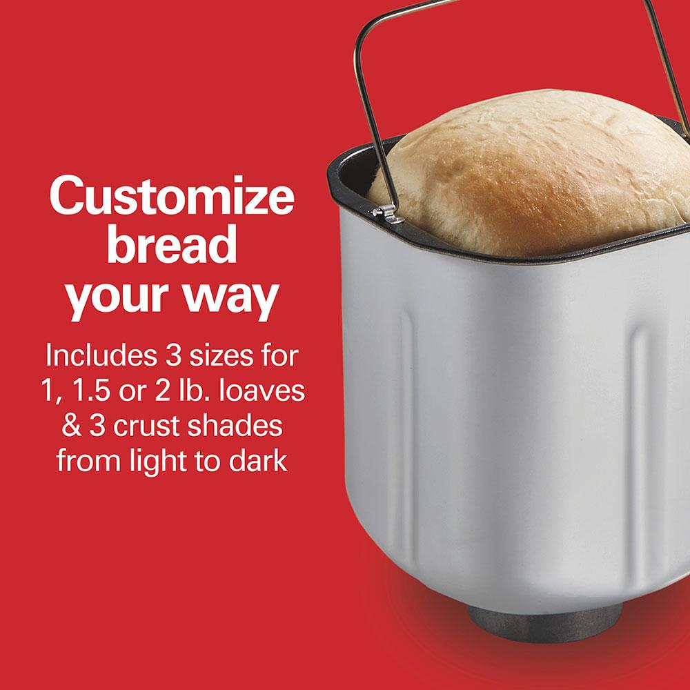 Hamilton Beach Artisan Dough & Bread Maker White & Stainless