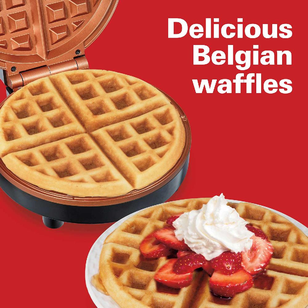 Hamilton Beach Belgian Waffle Maker With Adjustable Browning Control Silver