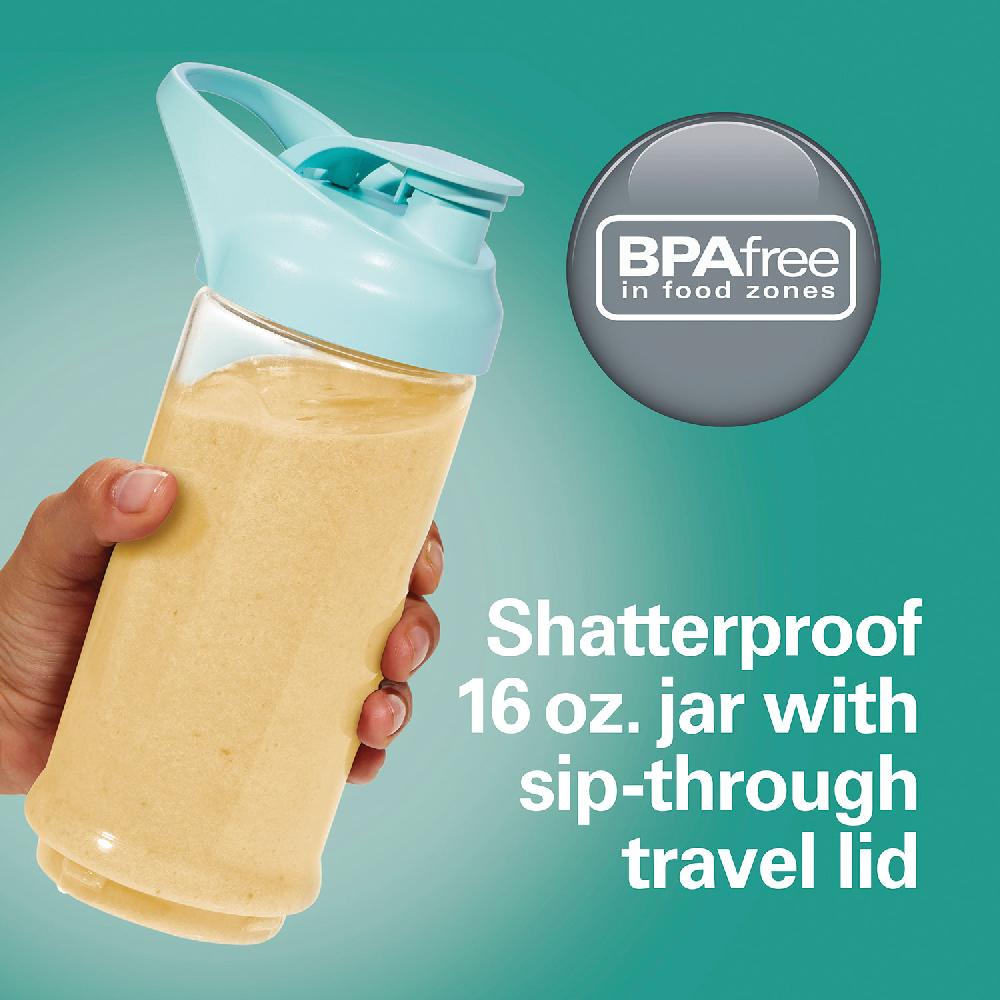 Hamilton Beach Blend Now™ Portable Cordless Blender Aqua