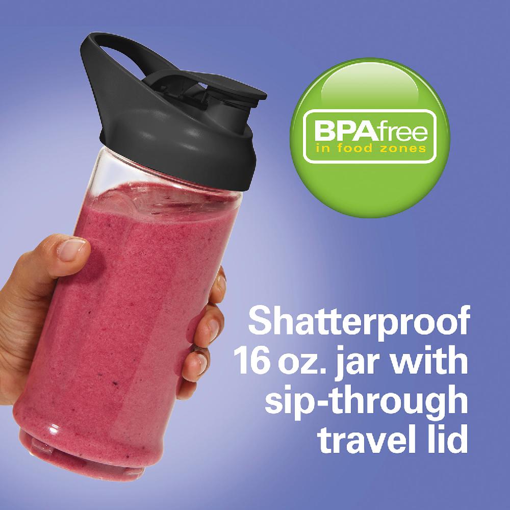 Hamilton Beach Blend Now™ Portable Cordless Blender Black