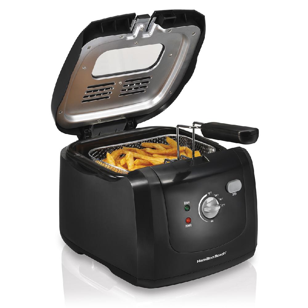 hamilton beach Cool-Touch Deep Fryer 2 Liters/8 Cup Oil Capacity with Basket Hooks