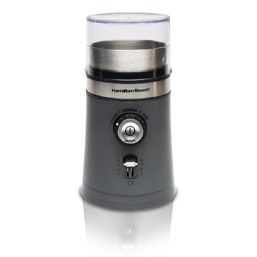 hamilton beach Custom Grind™ Coffee Grinder Removable Stainless Steel Chamber Gray