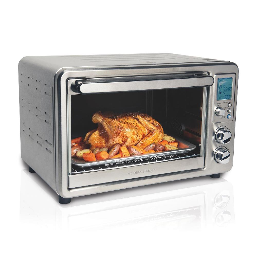 hamilton beach Digital & Convection Toaster Oven with Rotisserie Stainless Steel