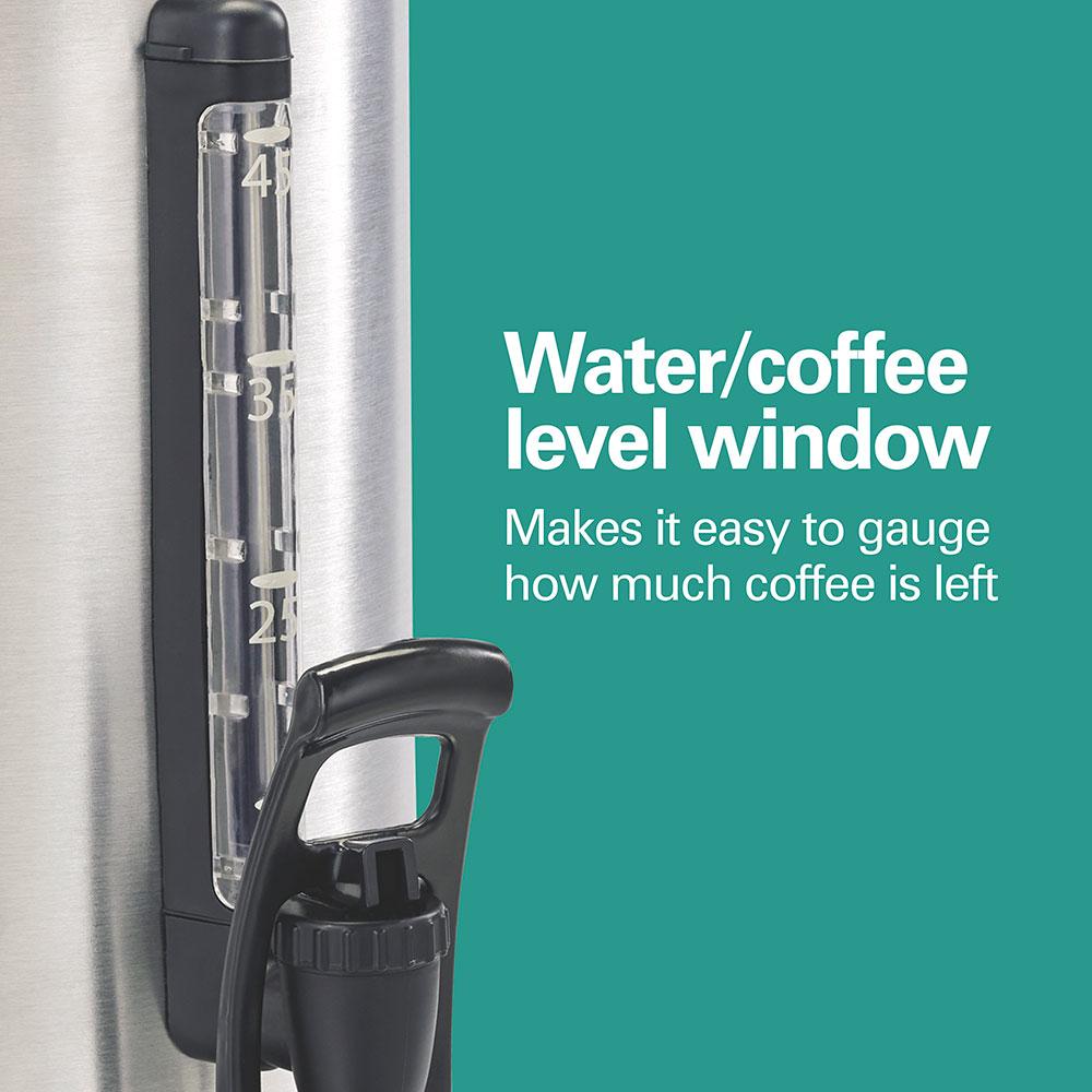Hamilton Beach Dispensing Coffee Urn 45 Cup Capacity