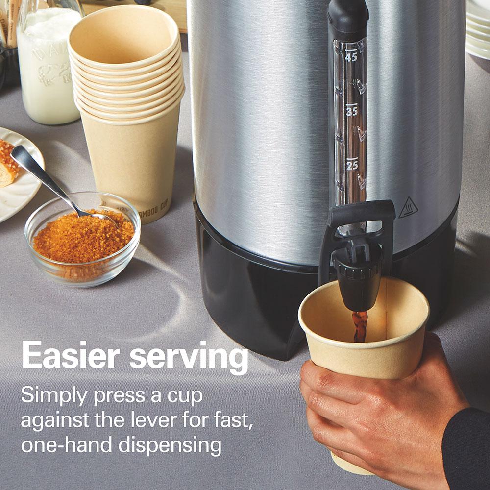 Hamilton Beach Dispensing Coffee Urn 45 Cup Capacity