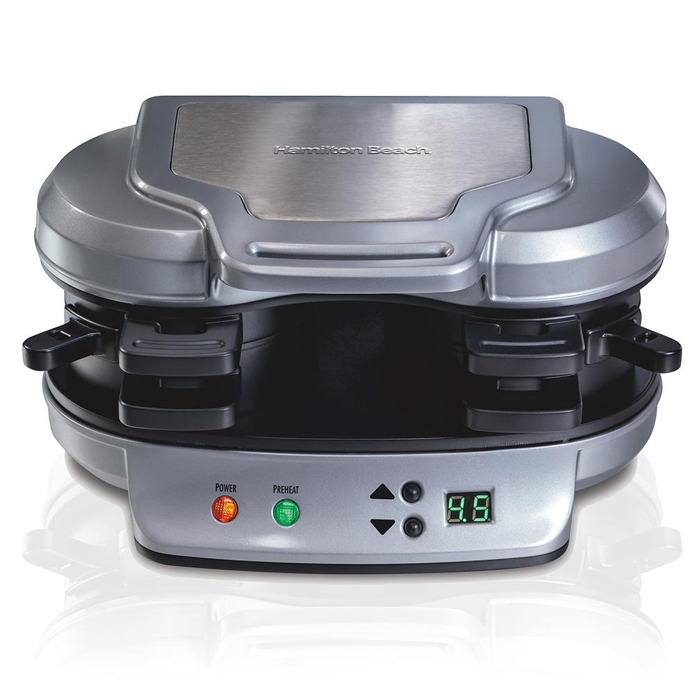 hamilton beach Dual Breakfast Sandwich Maker Silver