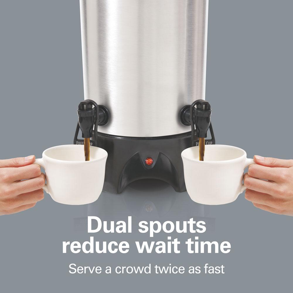 Hamilton Beach Dual-Spout Coffee Urn 45 Cup Capacity