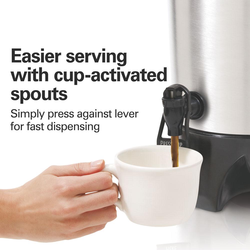Hamilton Beach Dual-Spout Coffee Urn 45 Cup Capacity