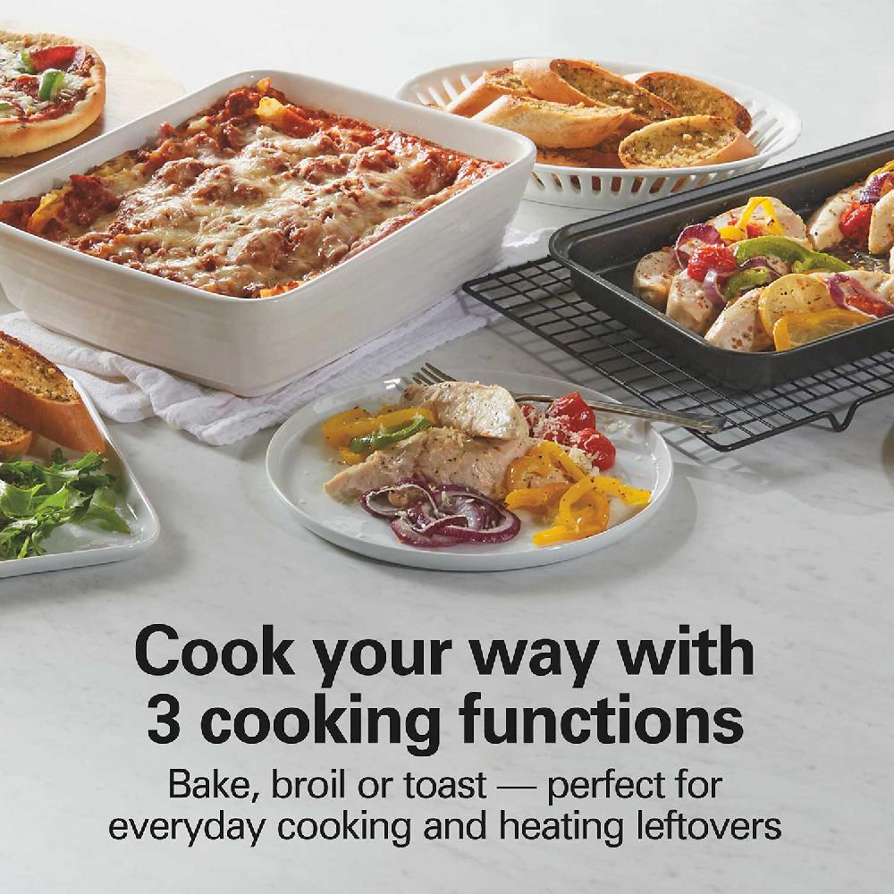 Hamilton Beach Easy Reach® 4 Slice Toaster Oven With Roll-Top Door