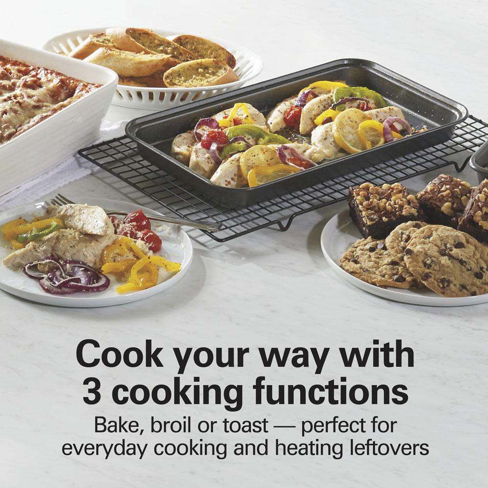 Hamilton Beach Easy Reach® 4 Slice Toaster Oven With Roll-Top Door