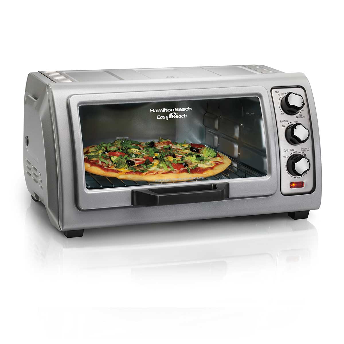 hamilton beach Easy Reach® Toaster Oven with Roll-Top Door