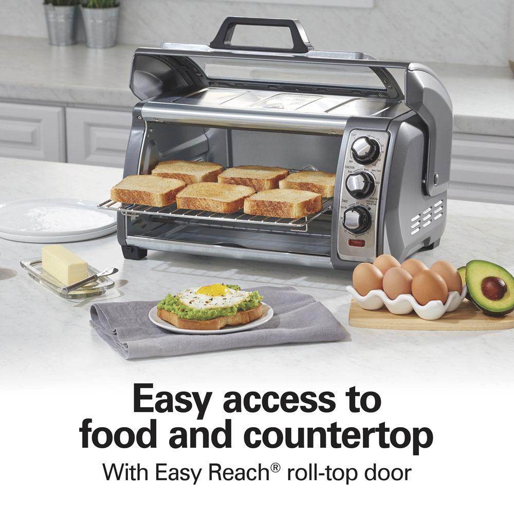 Hamilton Beach Easy Reach® Toaster Oven With Roll-Top Door