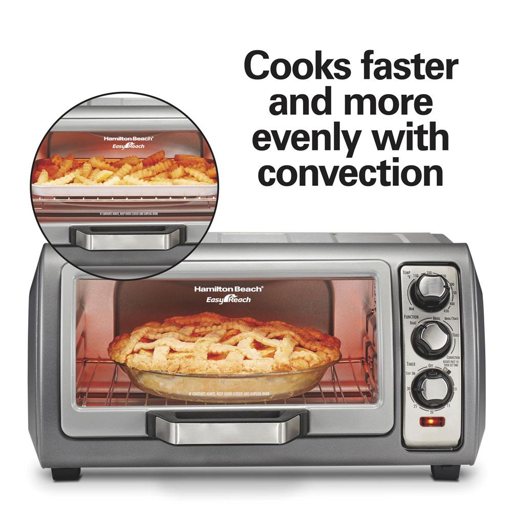 Hamilton Beach Easy Reach® Toaster Oven With Roll-Top Door