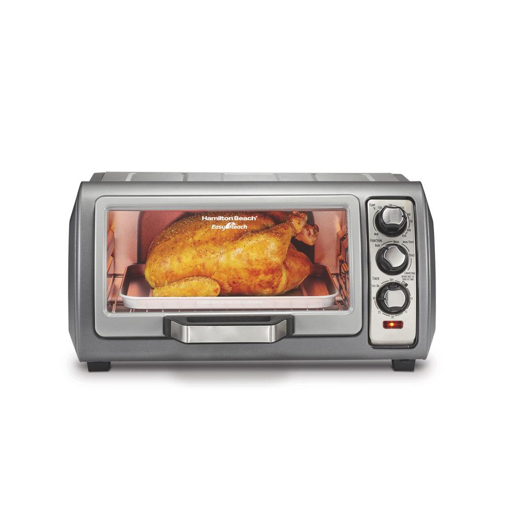 hamilton beach Easy Reach® Toaster Oven with Roll-Top Door