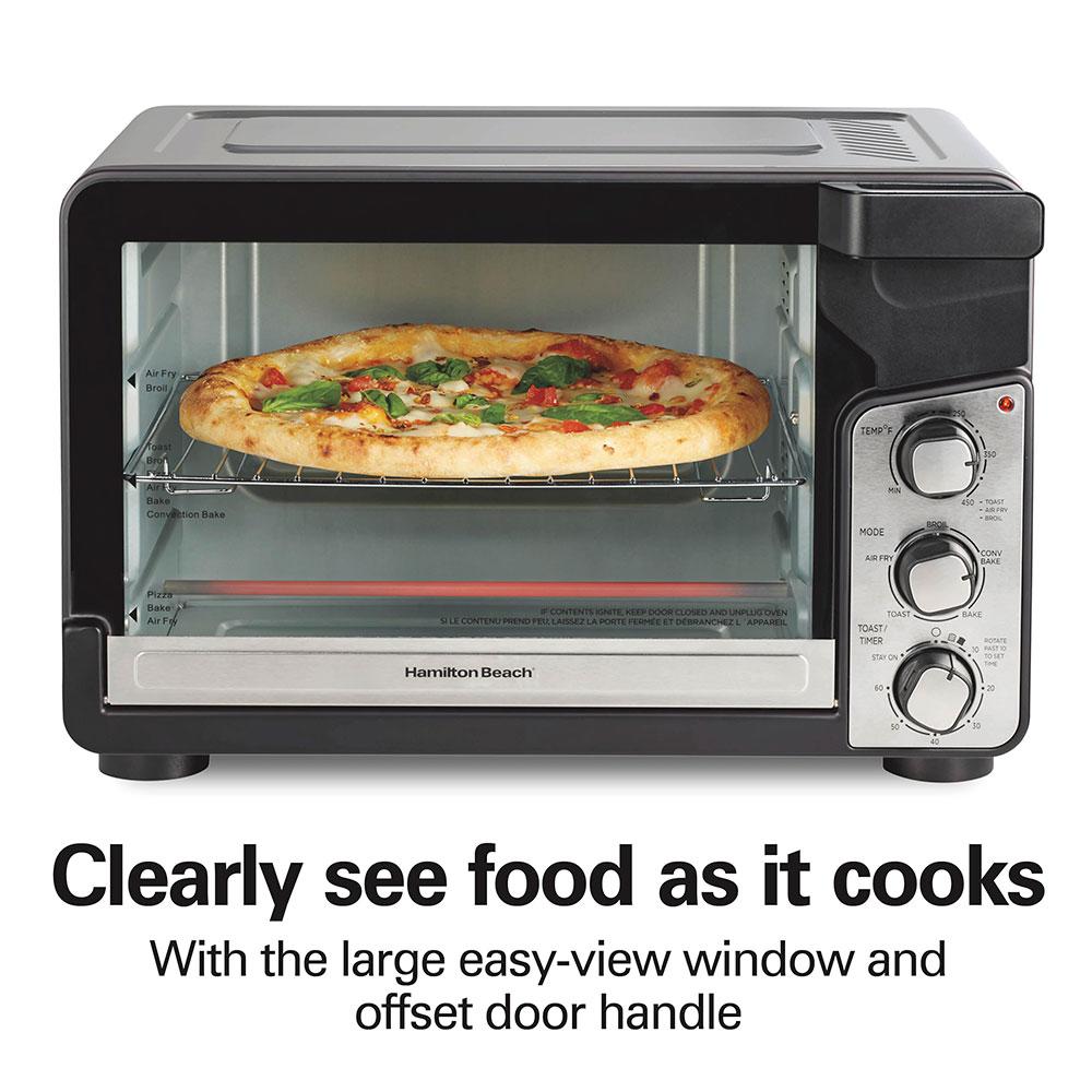 Hamilton Beach Easy View XL Toaster Oven With Sure-Crisp® Air Fry