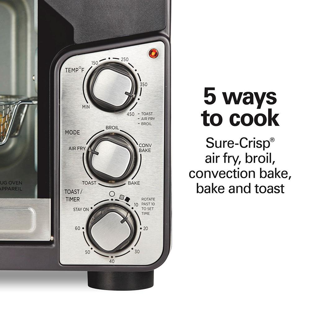 Hamilton Beach Easy View XL Toaster Oven With Sure-Crisp® Air Fry