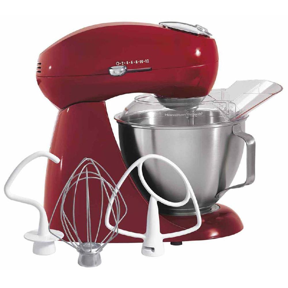 hamilton beach Eclectrics® Carmine Red All-Metal Stand Mixer