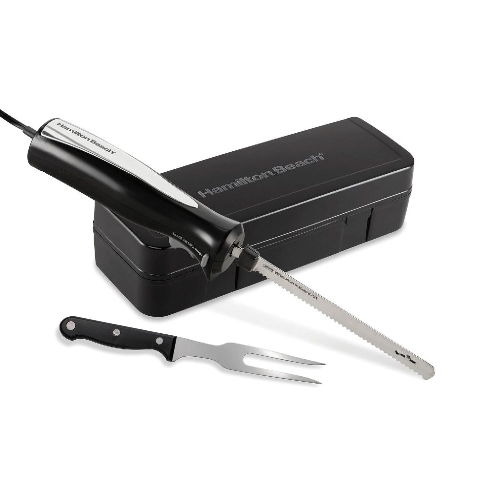 hamilton beach Electric Knife Set with Cool-Touch Ergonomic Handle and Storage Case