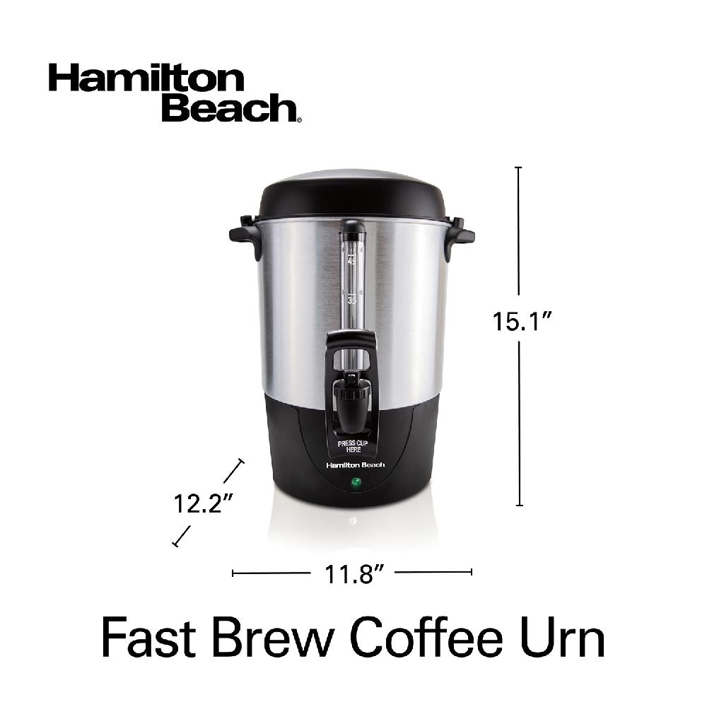 Hamilton Beach Fast Brew Coffee Urn 45 Cup Capacity