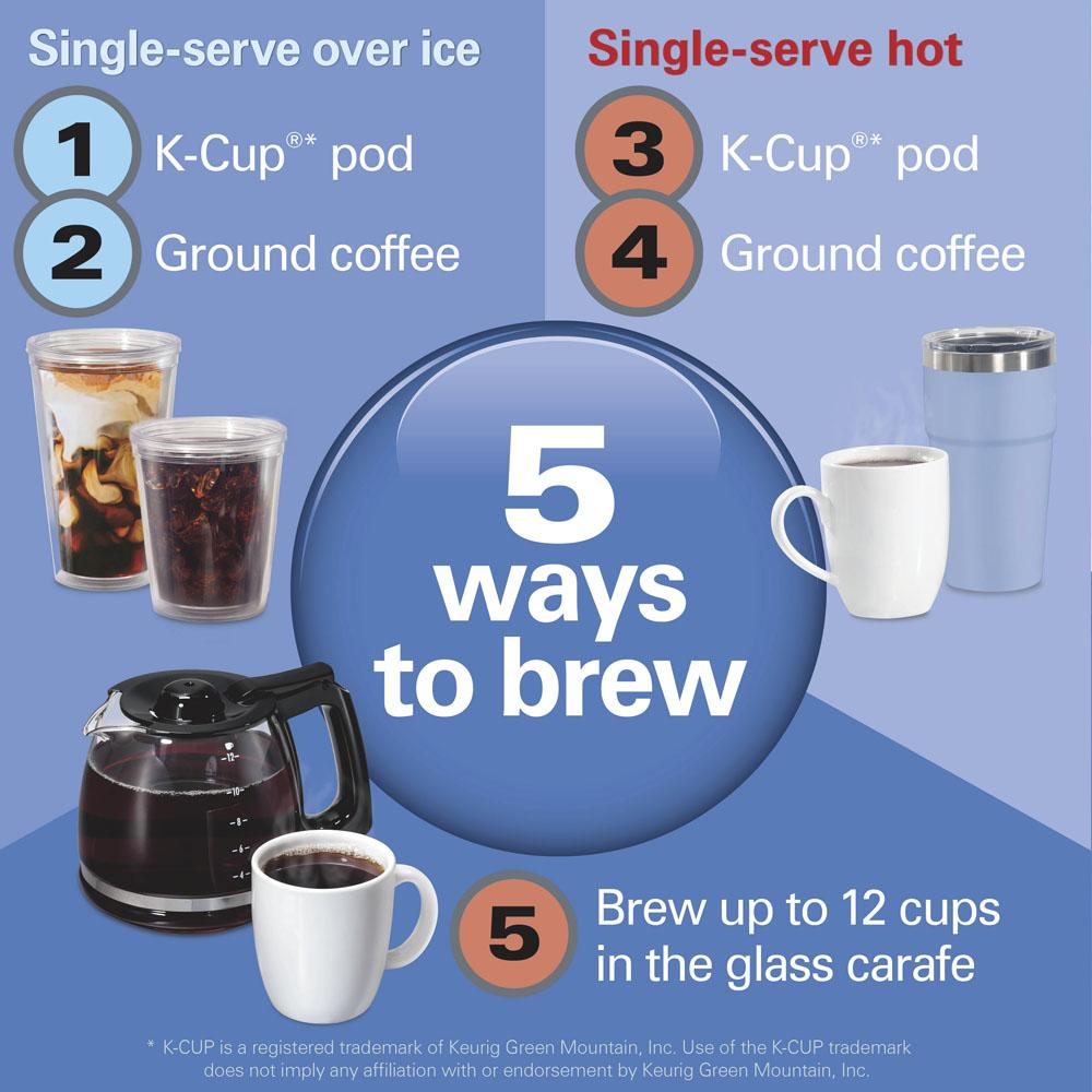 Hamilton Beach FlexBrew® Advanced 5-in-1 Coffee Maker