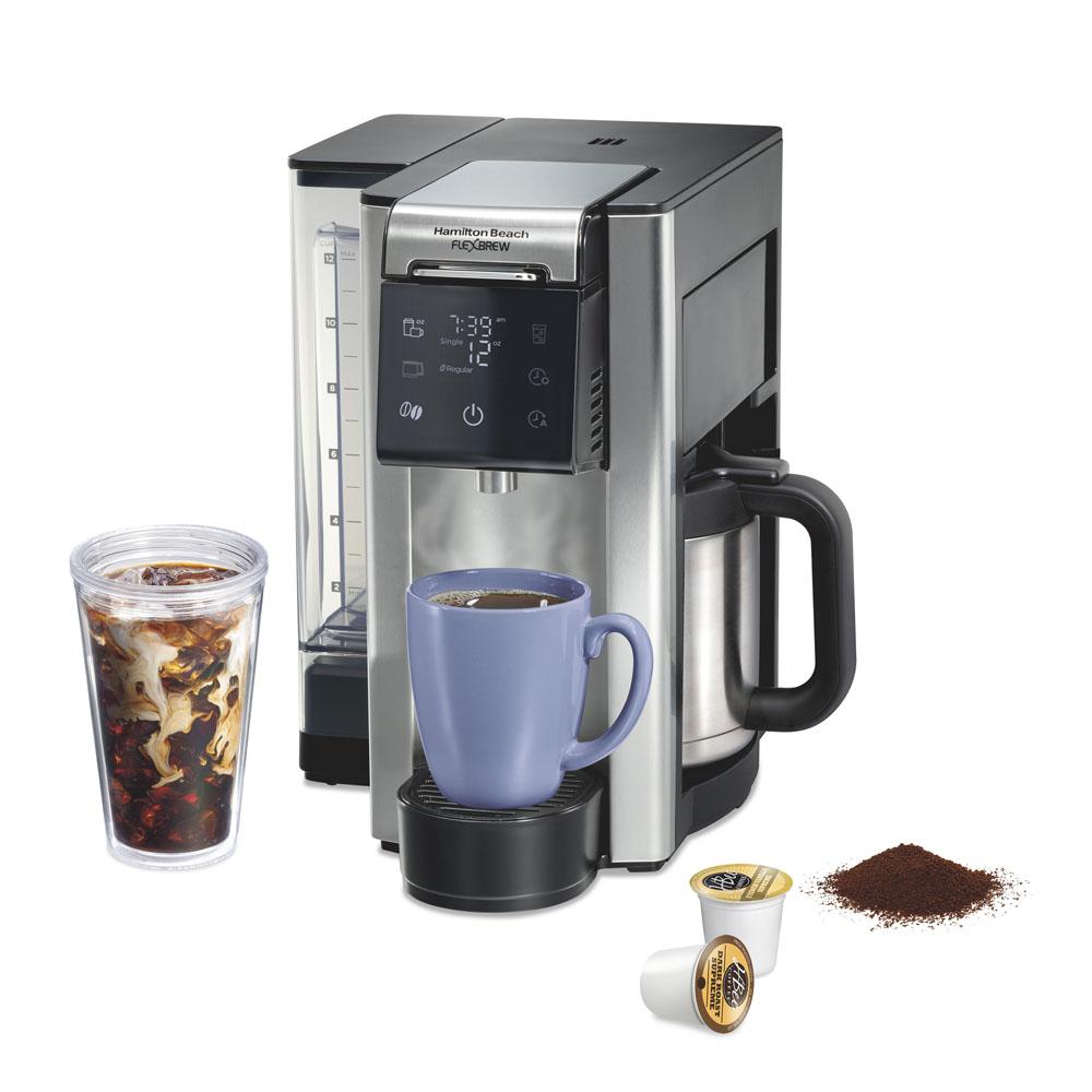 hamilton beach FlexBrew® Advanced 5-in-1 Coffee Maker Thermal Carafe