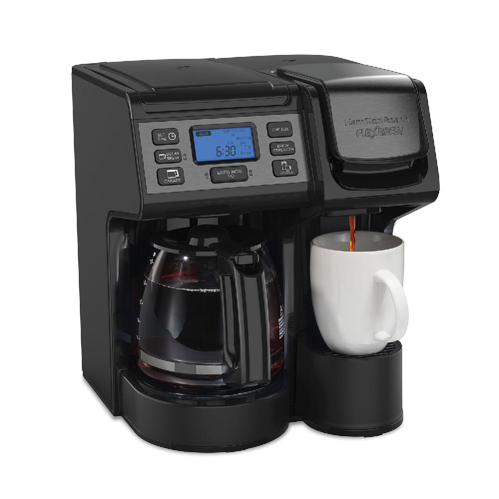 hamilton beach FlexBrew® Trio Coffee Maker Black Stainless