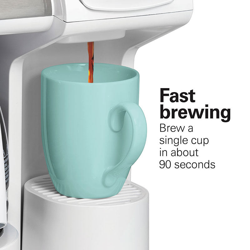 Hamilton Beach FlexBrew® Trio Coffee Maker White Stainless