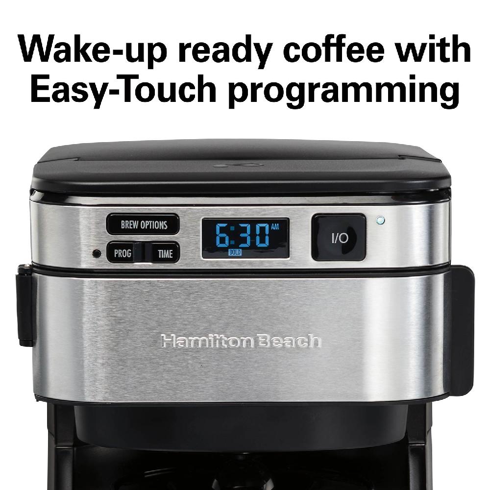 Hamilton Beach Front-Fill® 12 Cup Programmable Coffee Maker With Swing-Out Basket