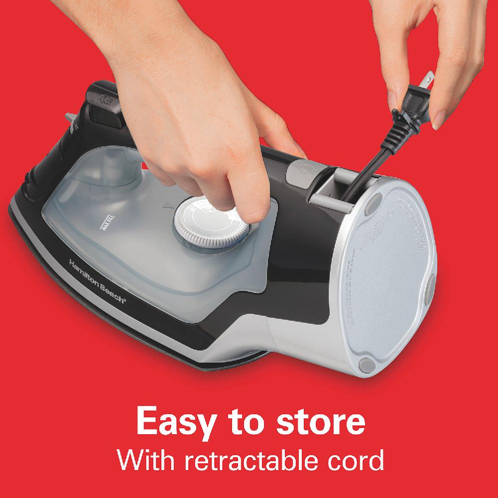 Hamilton Beach Full-Size Iron With Retractable Cord