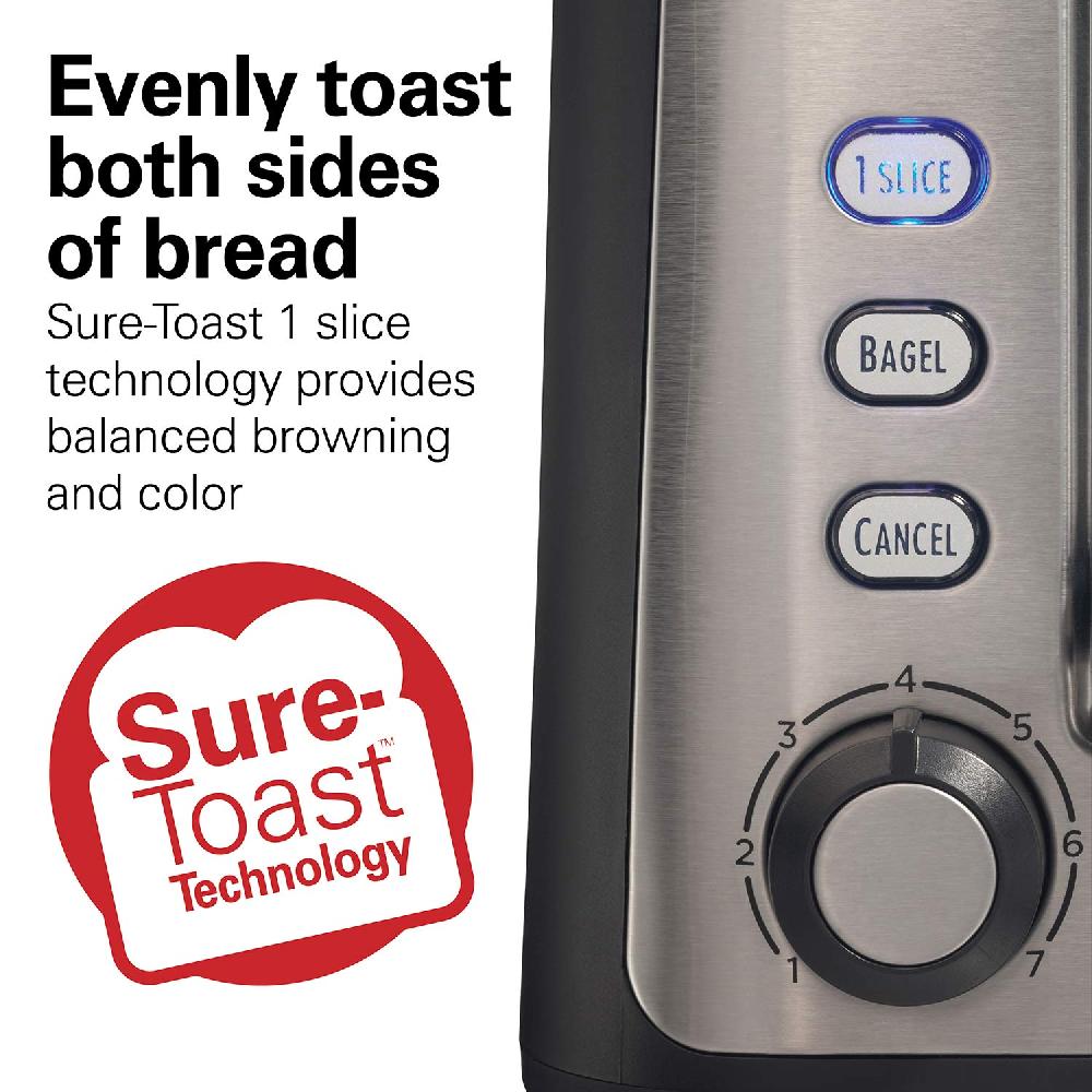 Hamilton Beach Gourmet 2 Slice Toaster With Sure-Toast™ Technology