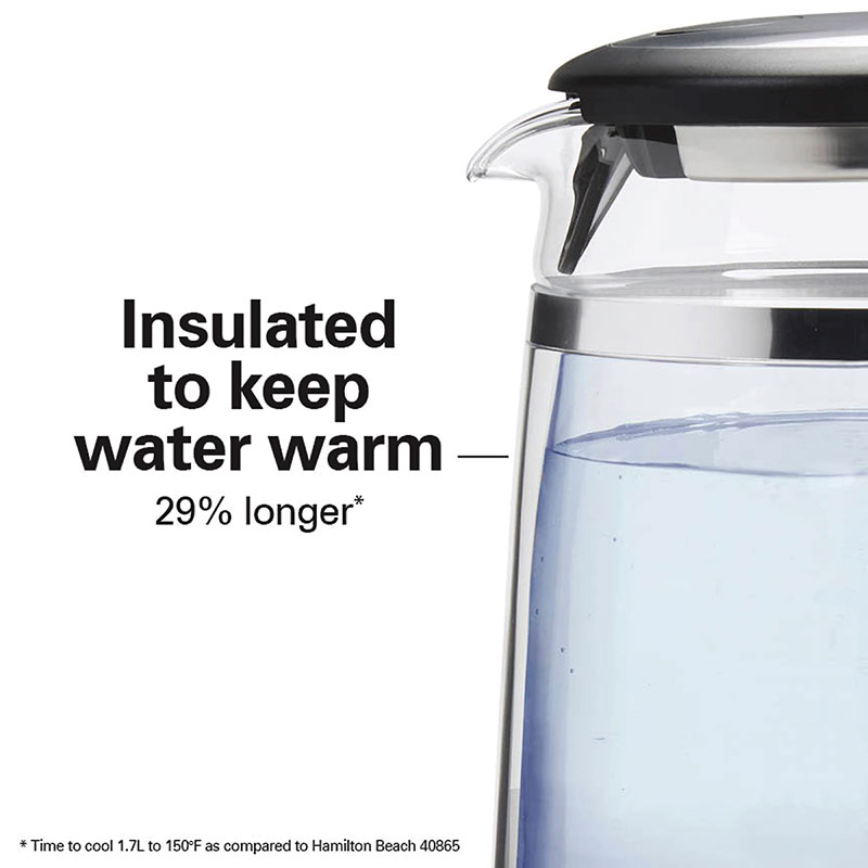 Hamilton Beach 1.7 L Double Wall LED Kettle