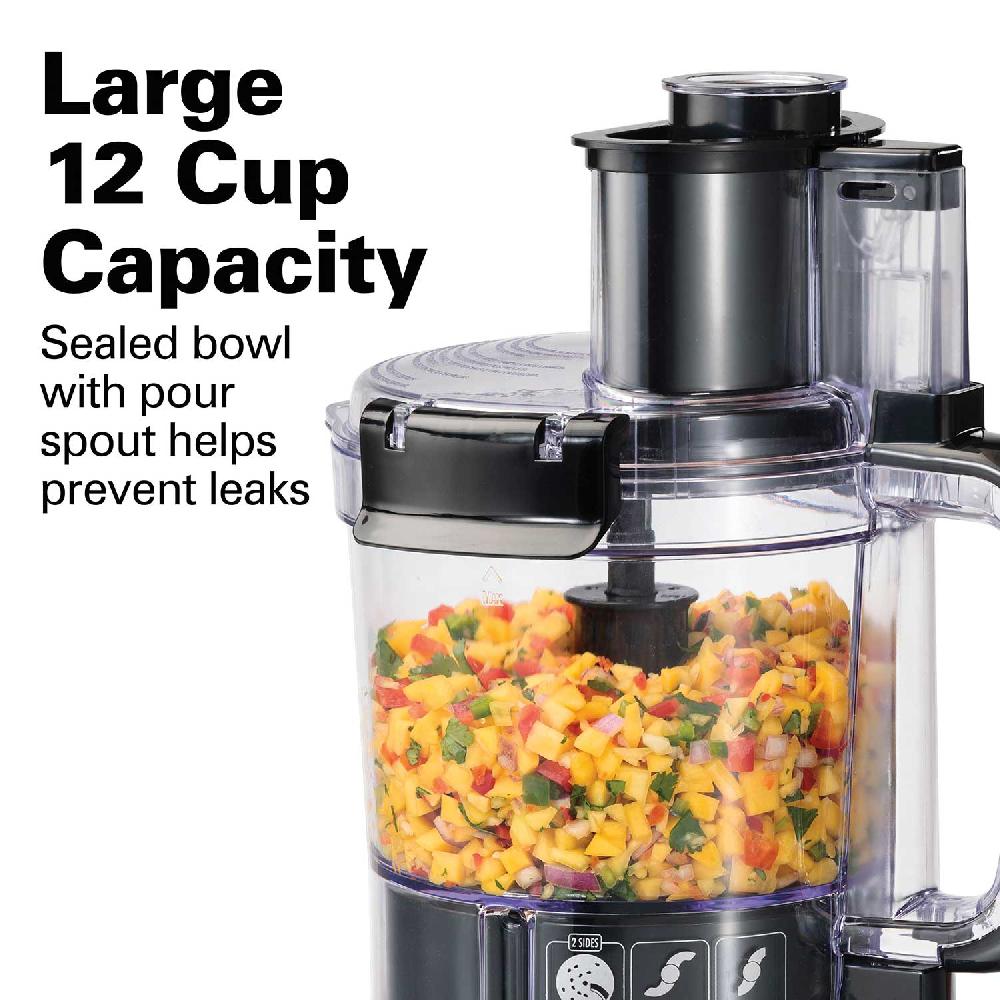Hamilton Beach 12-Cup Stack & Snap™ Food Processor