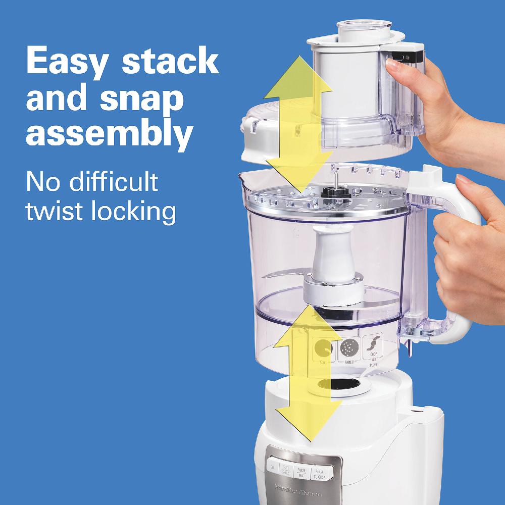 Hamilton Beach 12 Cup Stack & Snap™ Food Processor