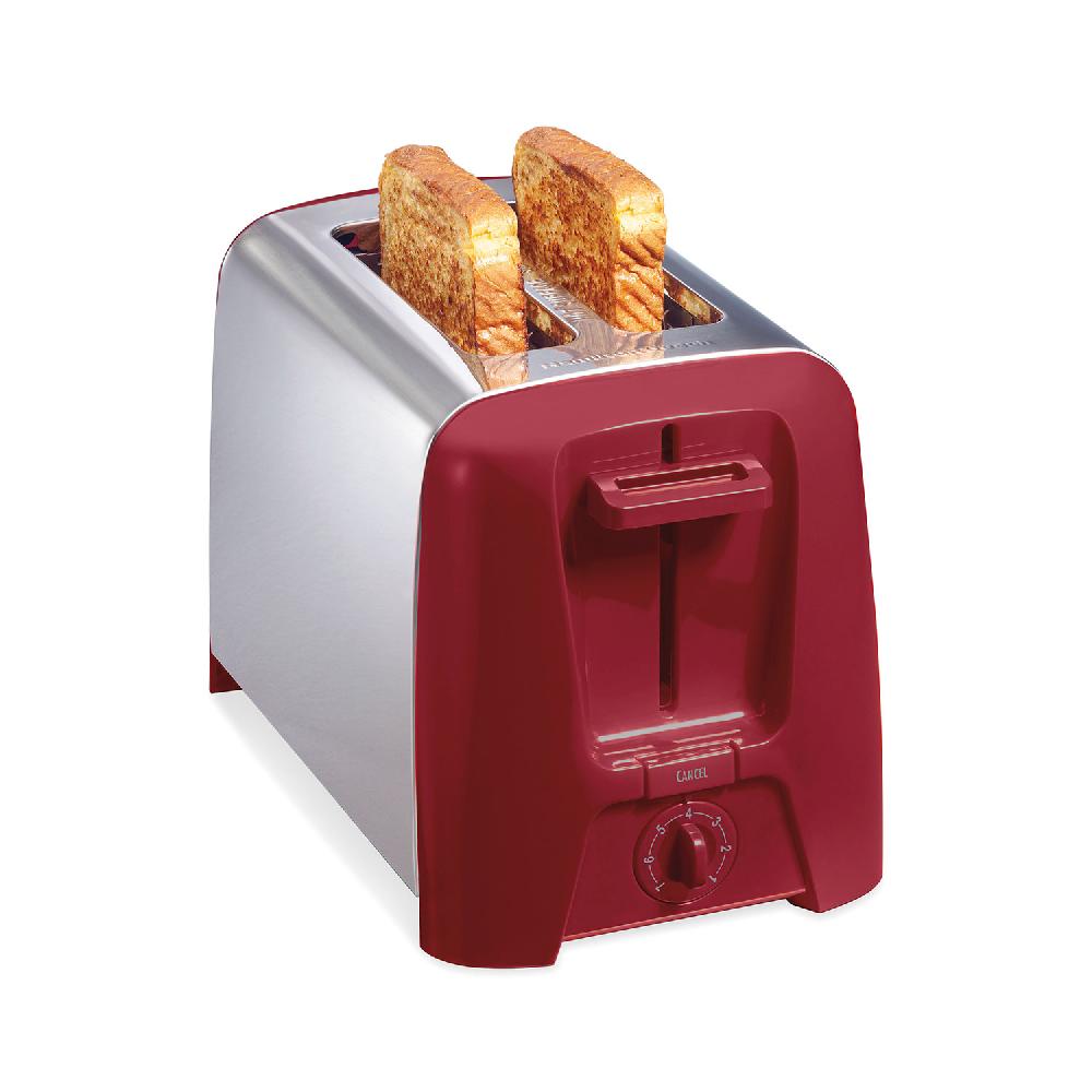 hamilton beach 2 Slice Metal Toaster Red