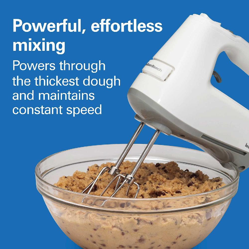 Hamilton Beach 3 Speed Hand Mixer White