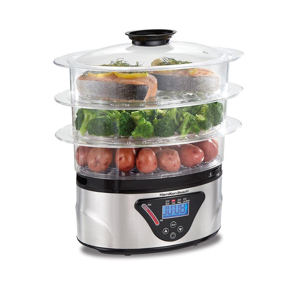 hamilton beach 3-Tier Digital Food Steamer