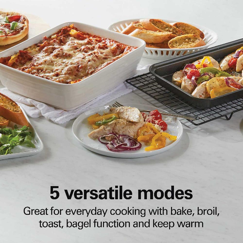 Hamilton Beach 4 Slice Capacity Toaster Oven Red