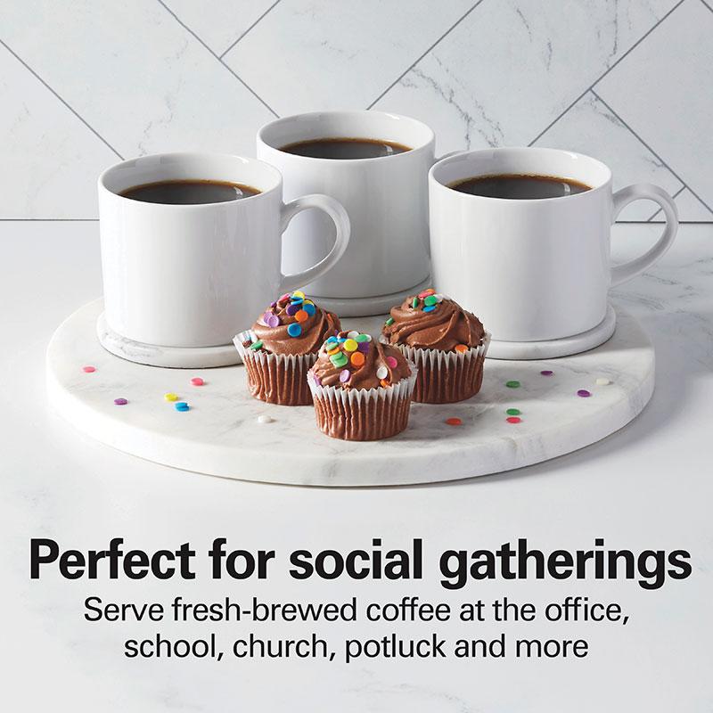 Hamilton Beach 40 Cup Coffee Urn Black & Stainless