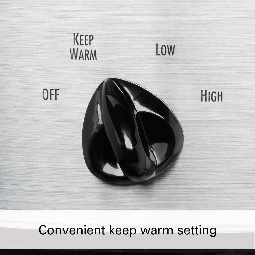 Hamilton Beach 5 Quart Slow Cooker Silver